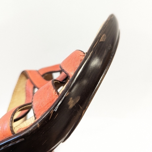 Sofft pink wedge platform leather sandals 8.5 - Picture 13 of 16